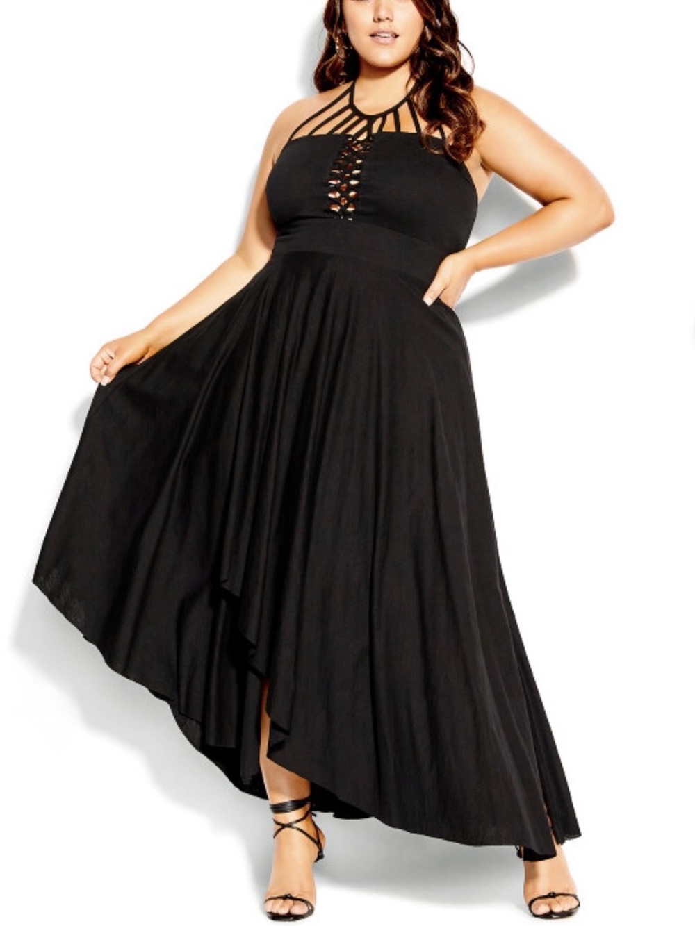 City Chic halter dress
